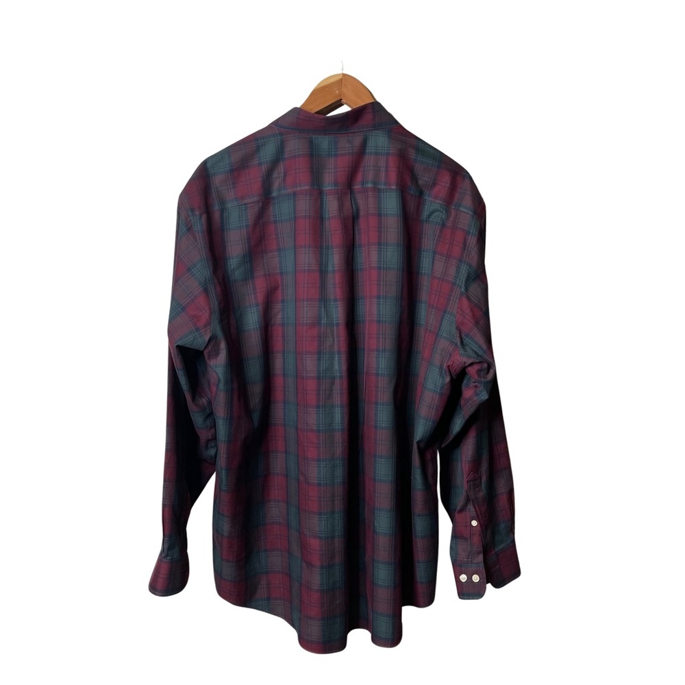 BROOKS BROS MADISON FIT PLAID BUTTON-DOWN - Picture 2 of 3
